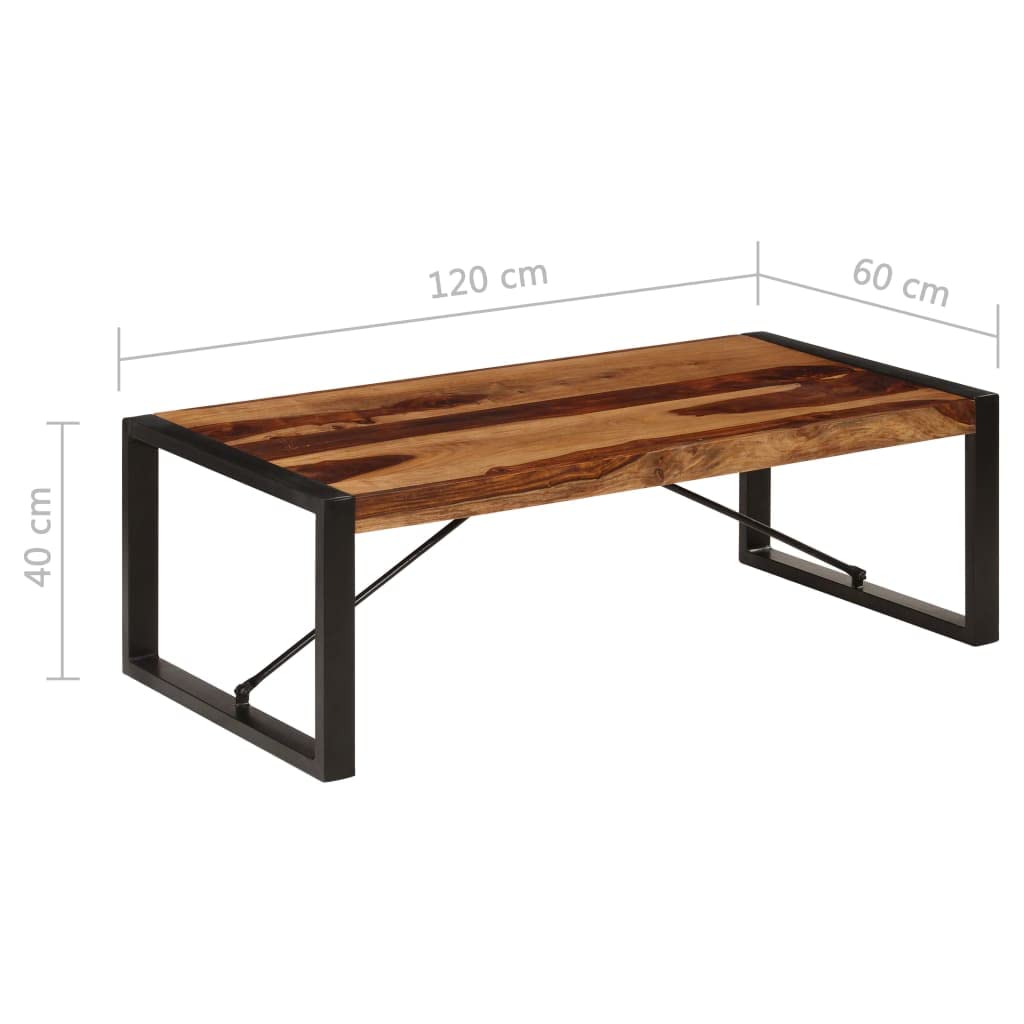 47.2"x23.6"x15.7" Solid Sheesham Wood Coffee Table J87671