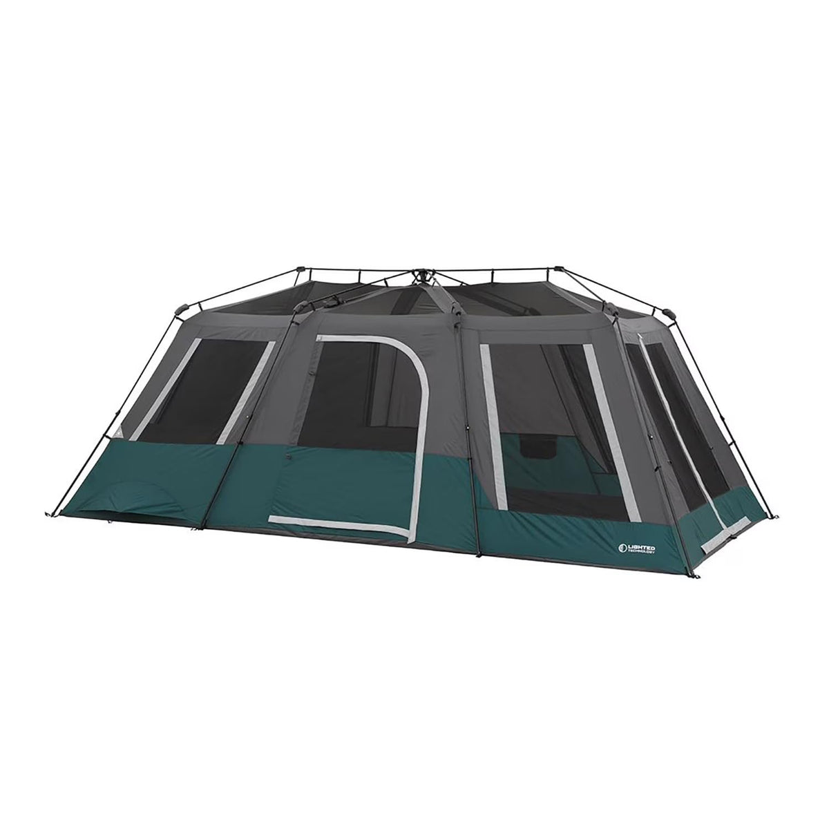 12 Person Lighted Instant Cabin Tent 18' x 10' M7986