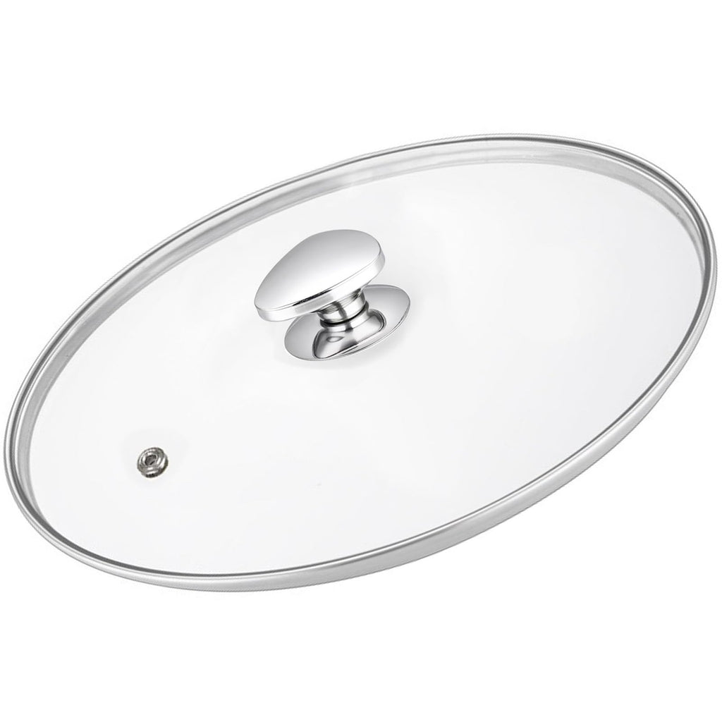 14 Inch Clear Tempered Glass Lid with Vent V525291