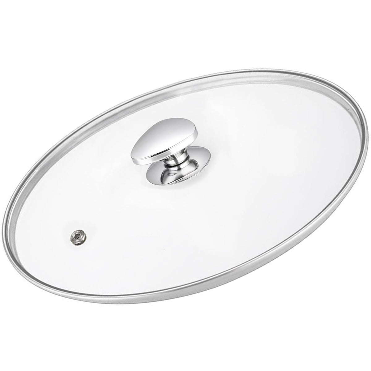 14 Inch Clear Tempered Glass Lid with Vent V525291