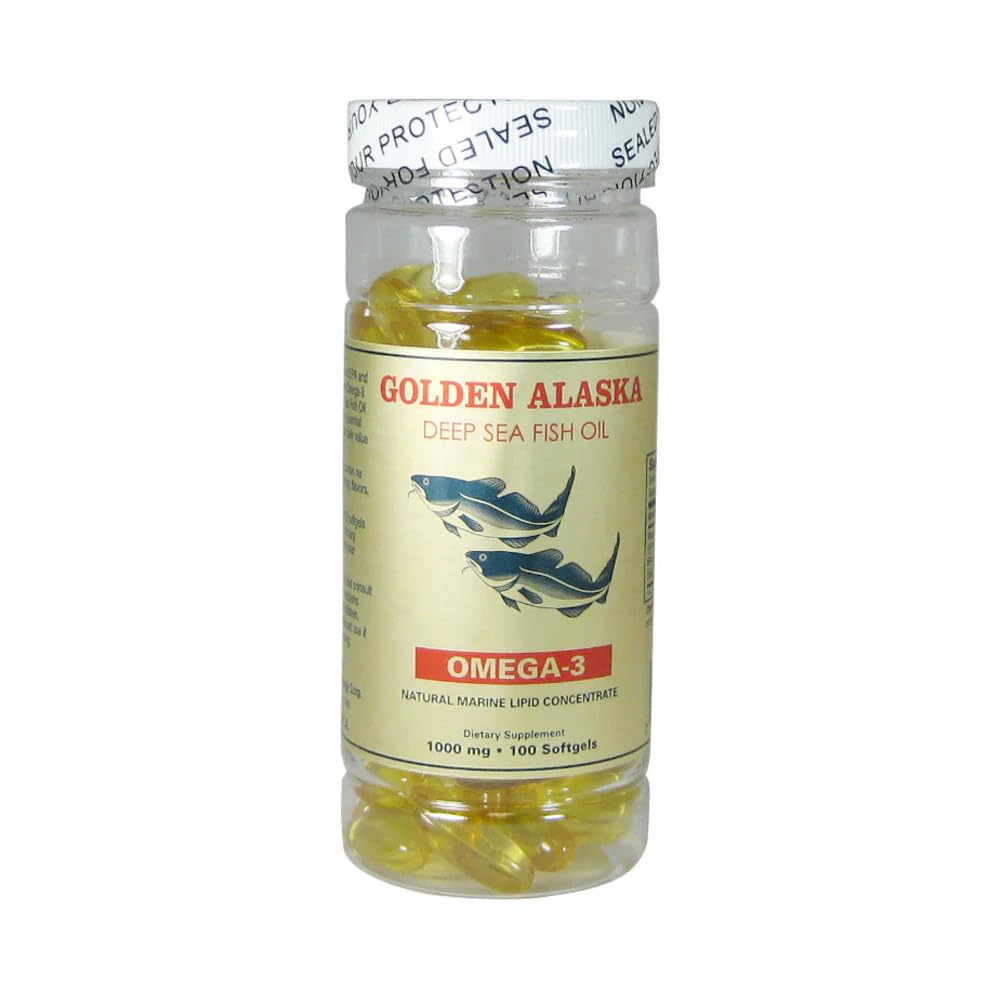 Omega 3 Fish Oil 1000mg 100 Softgels J45017
