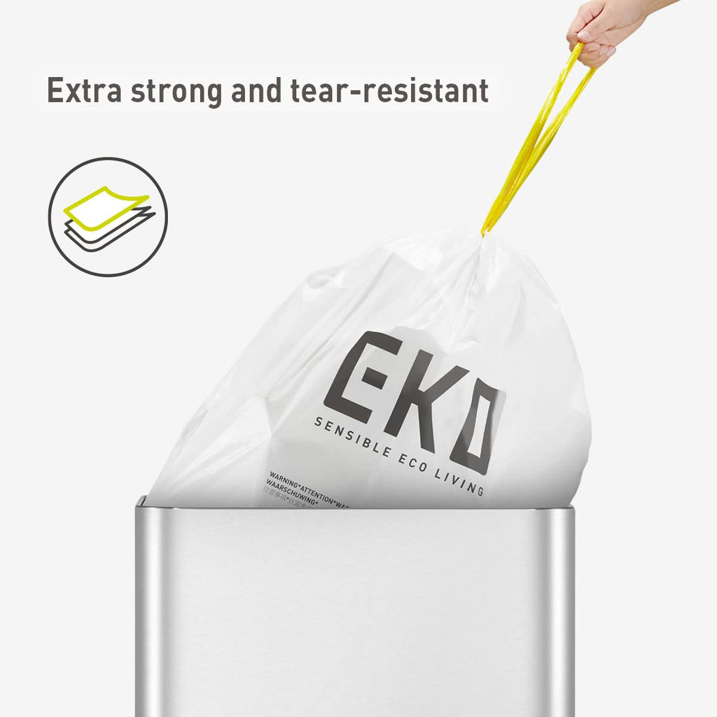 21 Gallon 60 Count Drawstring Unscented Trash Bags A507