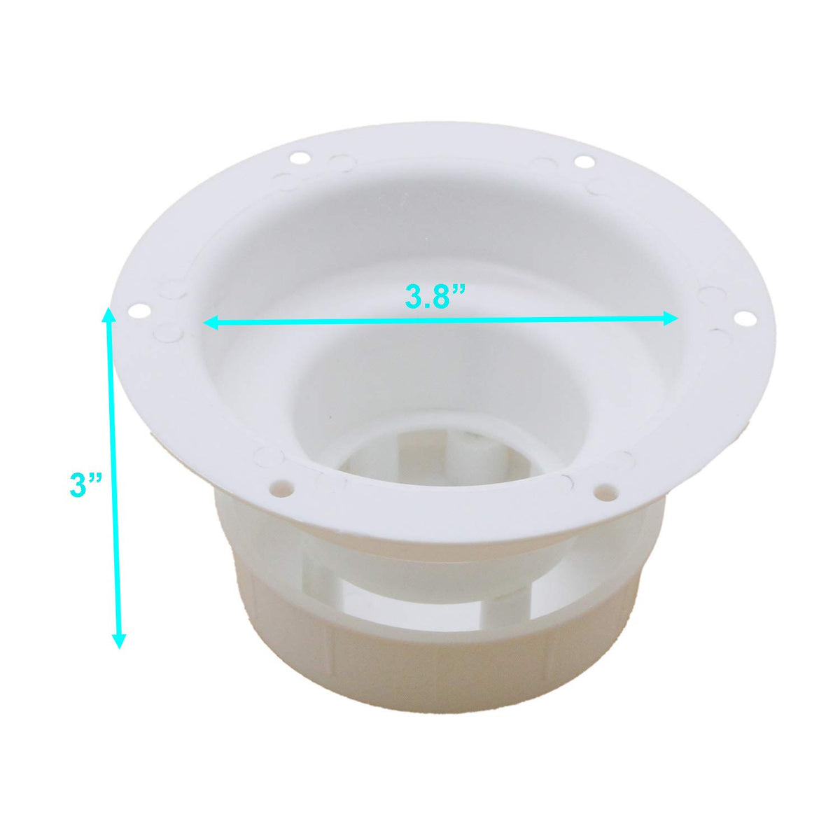 RV Plumbing Vent Cap White Plastic Y650119