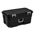 22 Gallon Lockable Wheeled Plastic Storage Trunk J49438