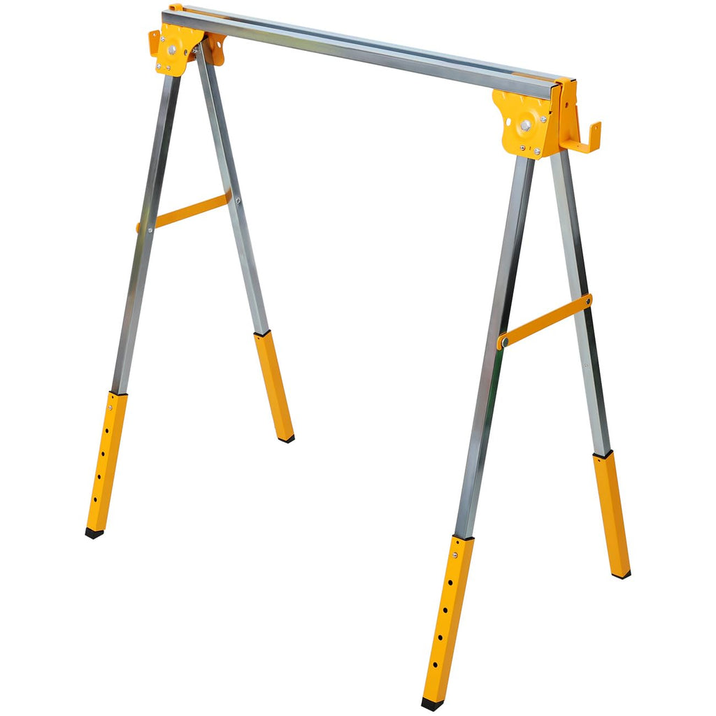 2 Pack Adjustable Height Folding Steel Sawhorse B980