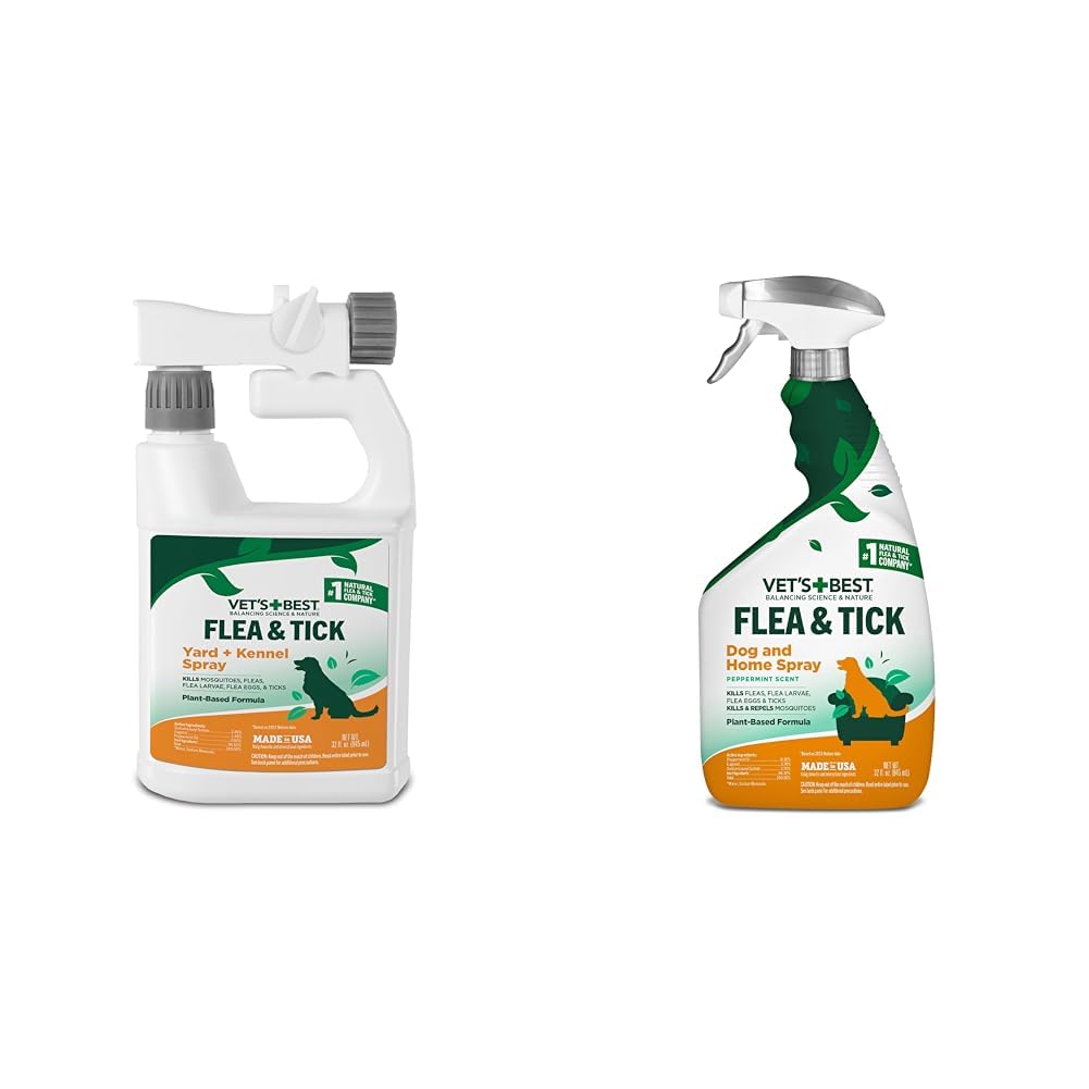 Flea and Tick Spray Bundle, 32 oz L450432