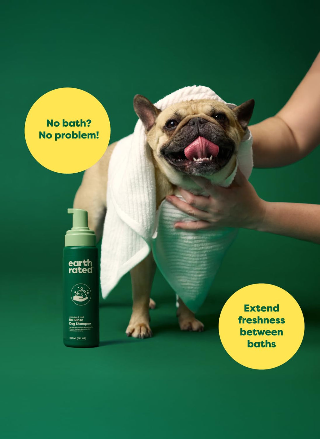 Waterless Shampoo & Conditioner, White Tea & Basil, 7 oz Z6969