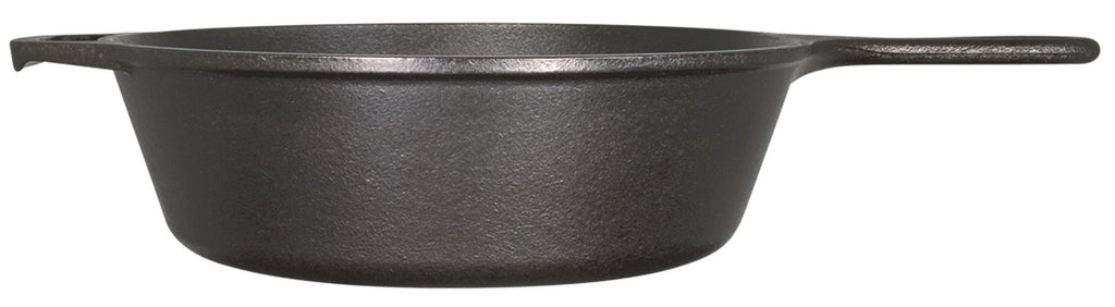 Cast Iron Deep Skillet with Tempered Glass Lid E9262