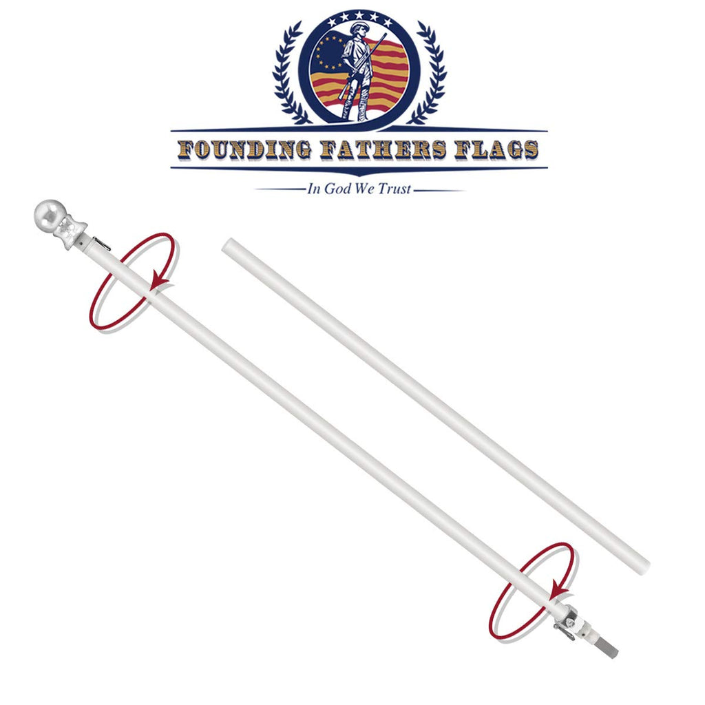 6ft Spinning Flag Pole H40136