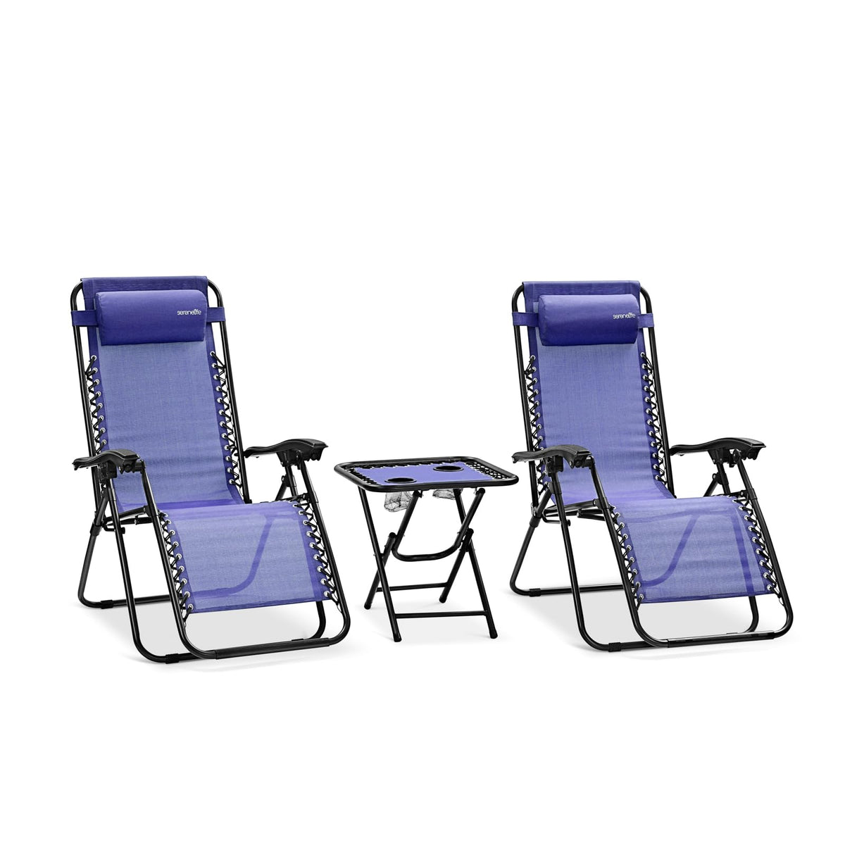 Zero Gravity Lounge Chair Set with Table C455