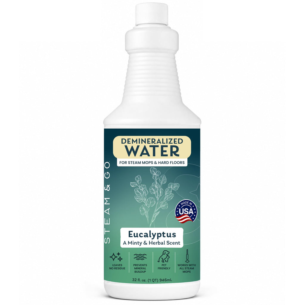 Demineralized Water for Steam Mop, Eucalyptus Mint, 32 oz K17303