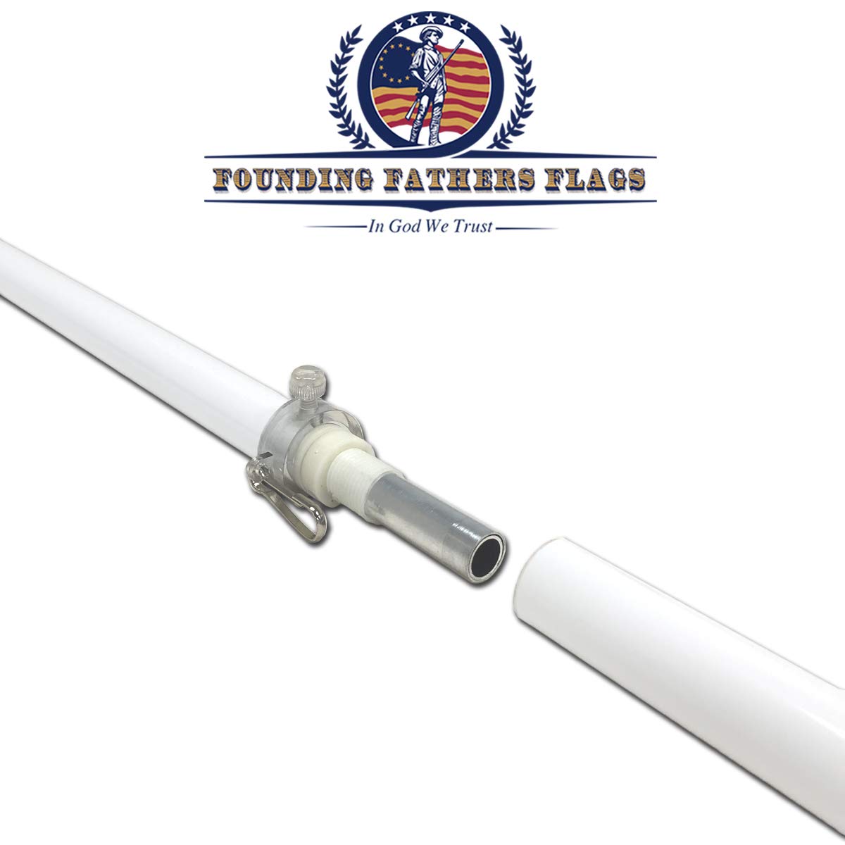 6ft Spinning Flag Pole H40136
