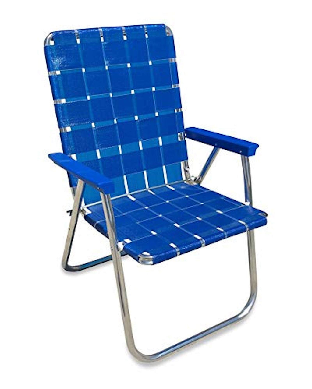 Folding Aluminum Outdoor Lawn Chair Blue U67512