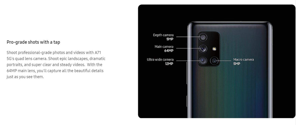 5G 128GB 6GB Prism Cube Black Smartphone D467