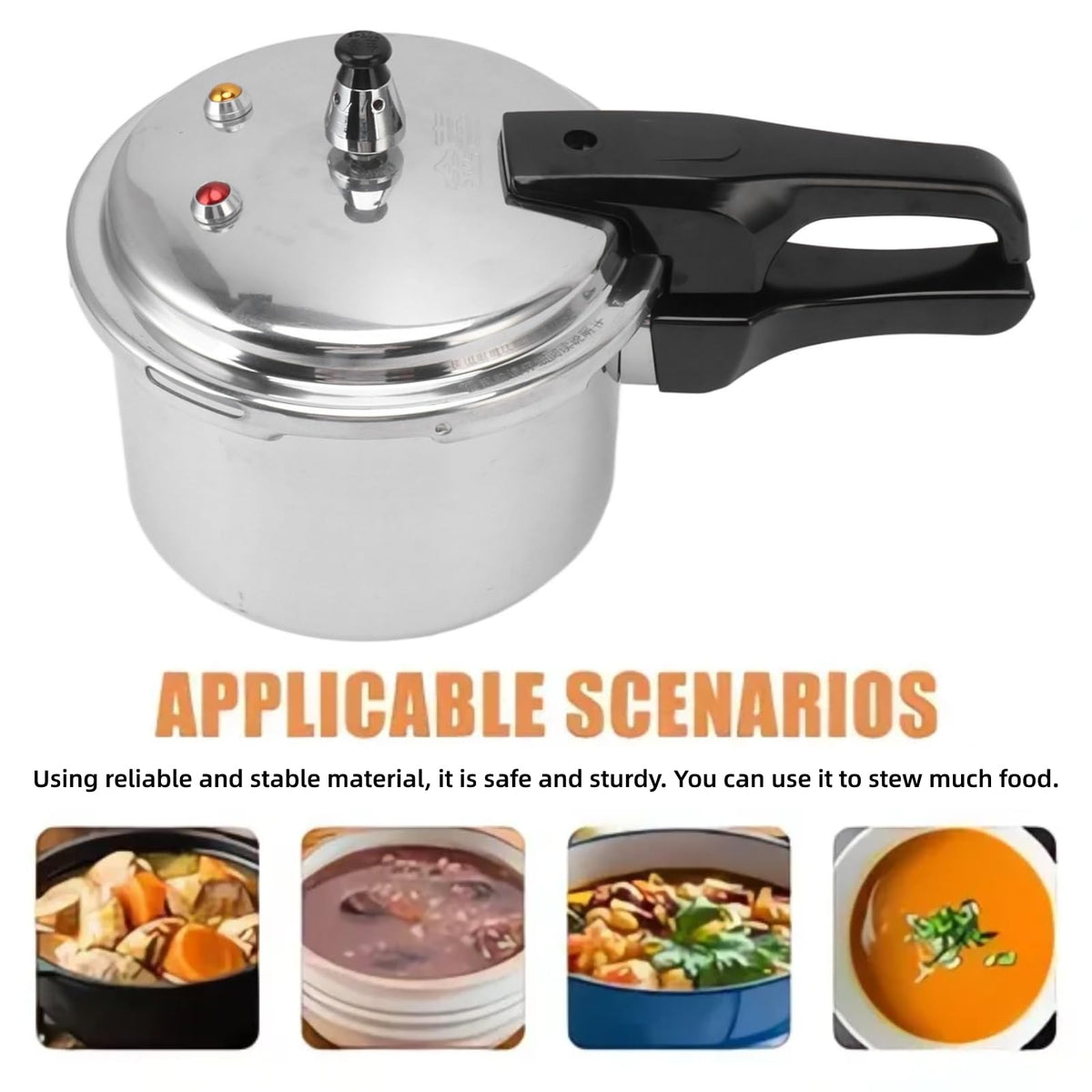 3L Stainless Steel Pressure Cooker M8255