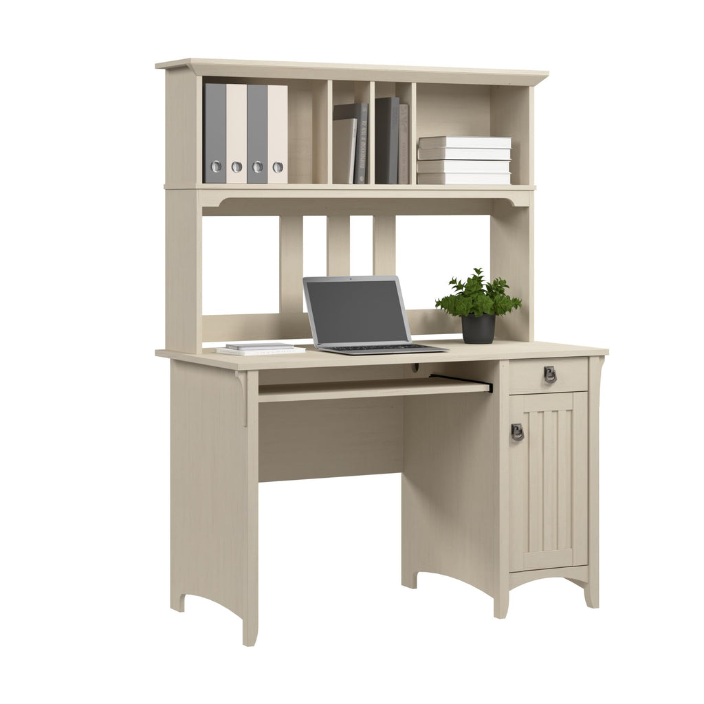 Small Computer Desk with Hutch D4306