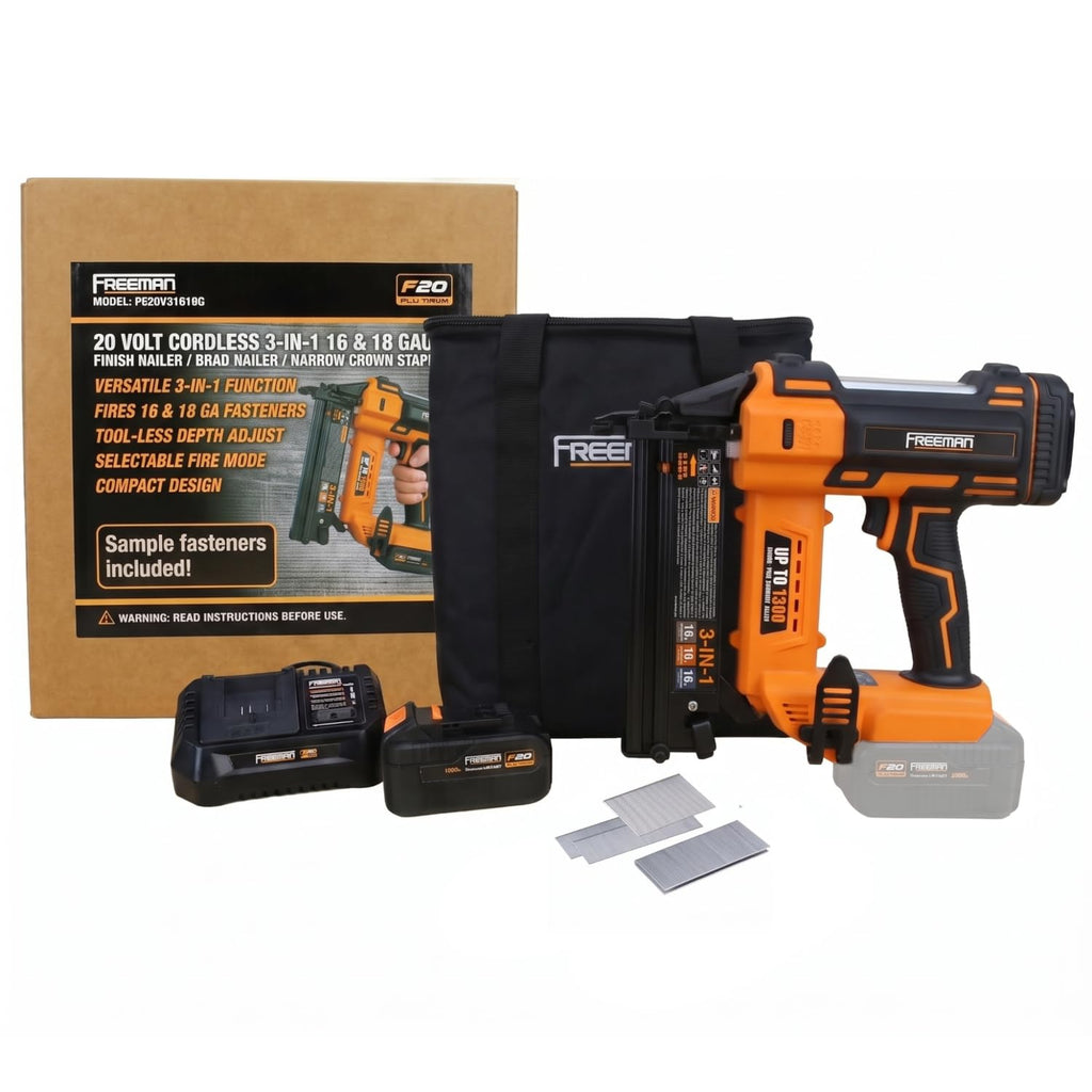 Cordless 3-in-1 Nailer Kit E3845