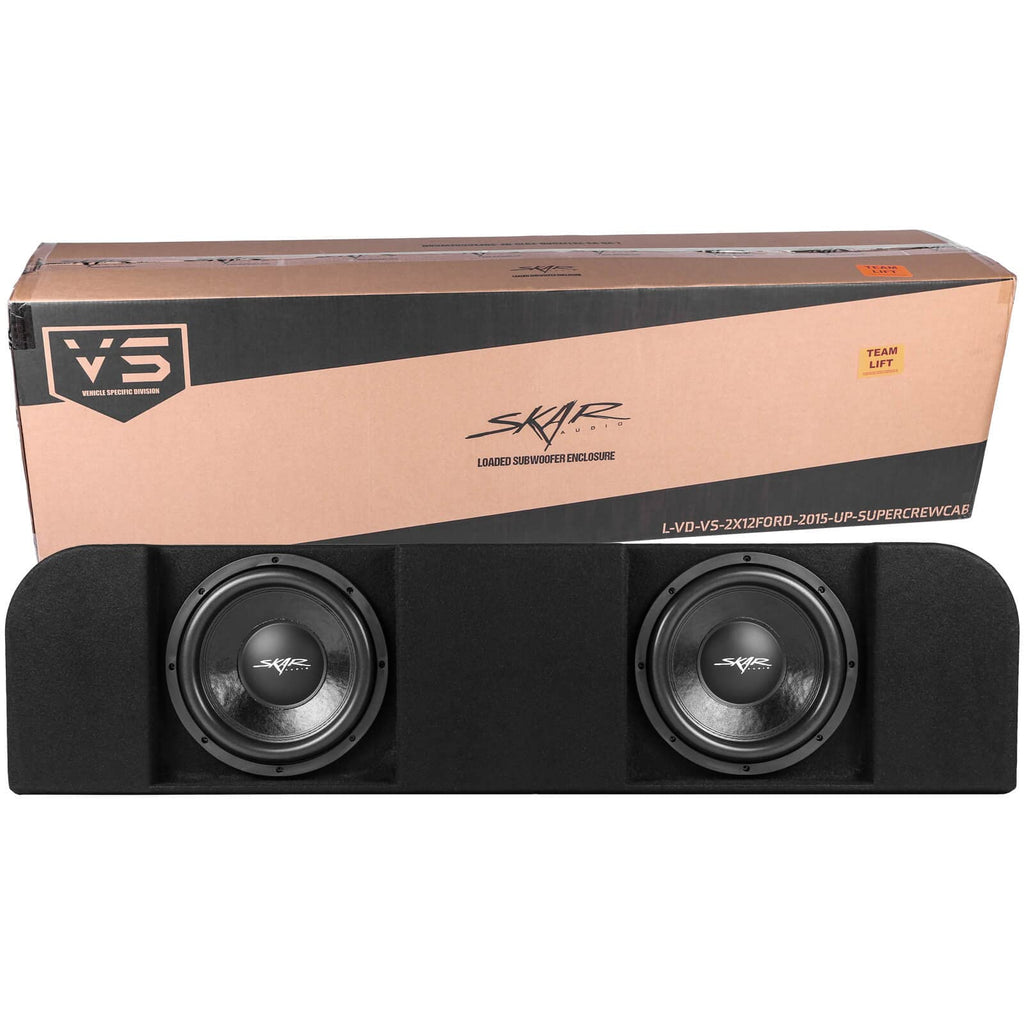 Dual 12" Loaded Subwoofer Enclosure Y31843