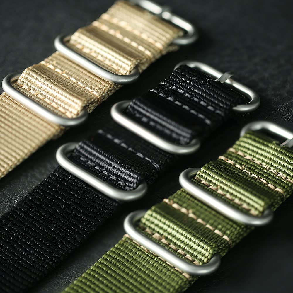 Titanium Automatic Field Watch 40mm Day Date 100M Waterproof Nylon Strap O968