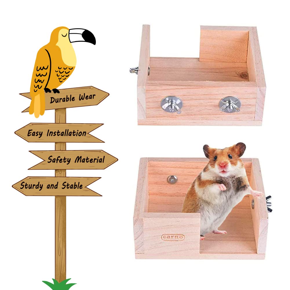Wooden Hamster Platform Cage Accessories V595