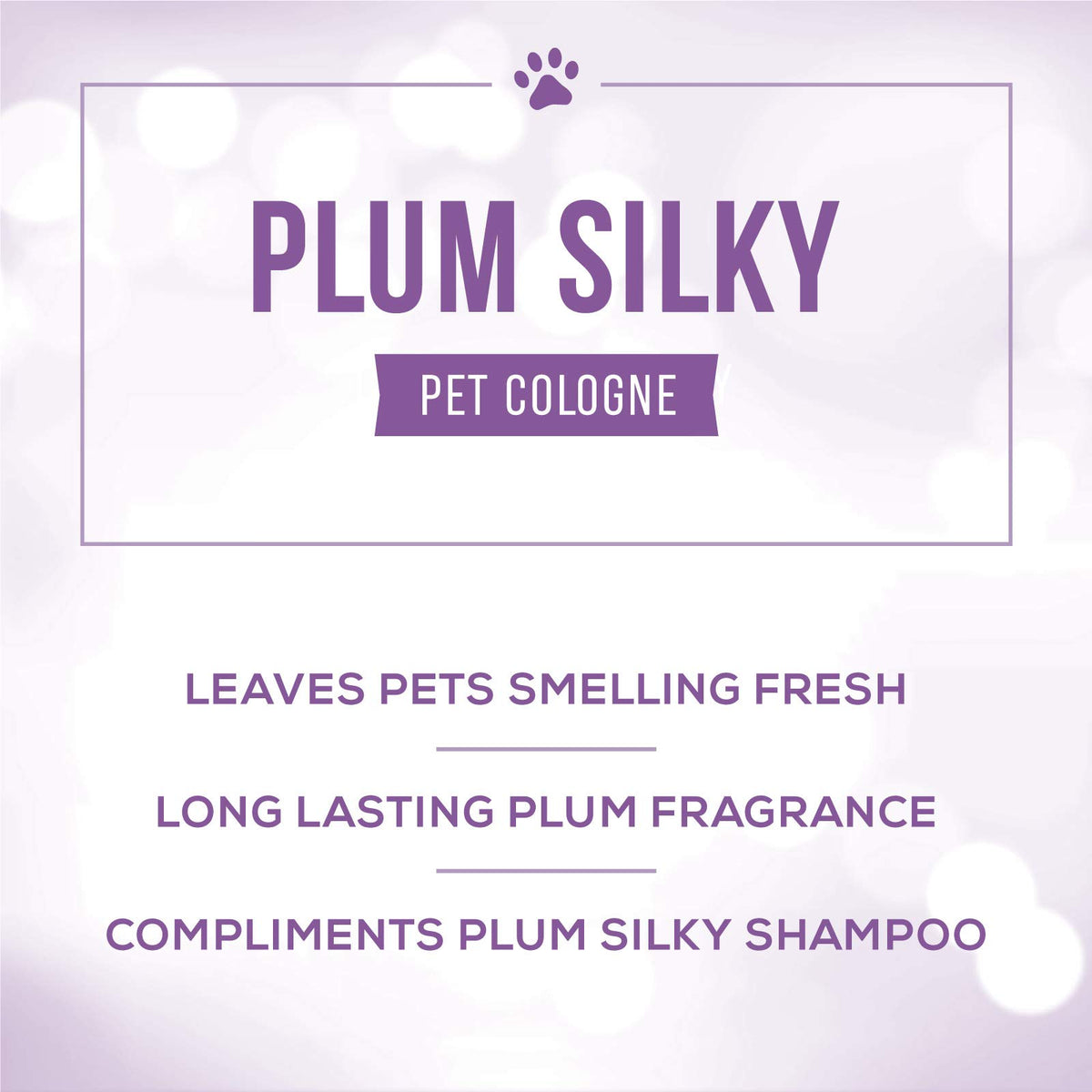 Plum Silky Dog Cologne 8 oz I805
