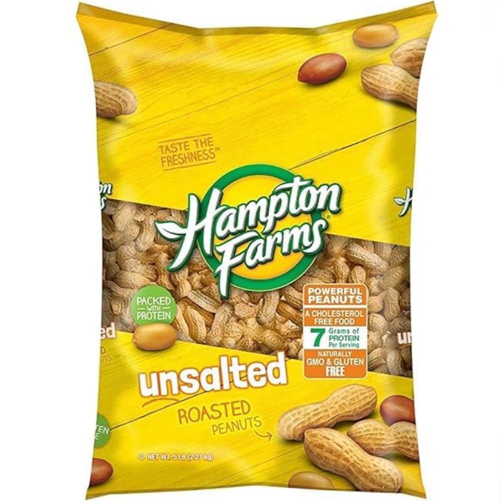 Unsalted In-Shell Peanuts 5 lb Bag I430