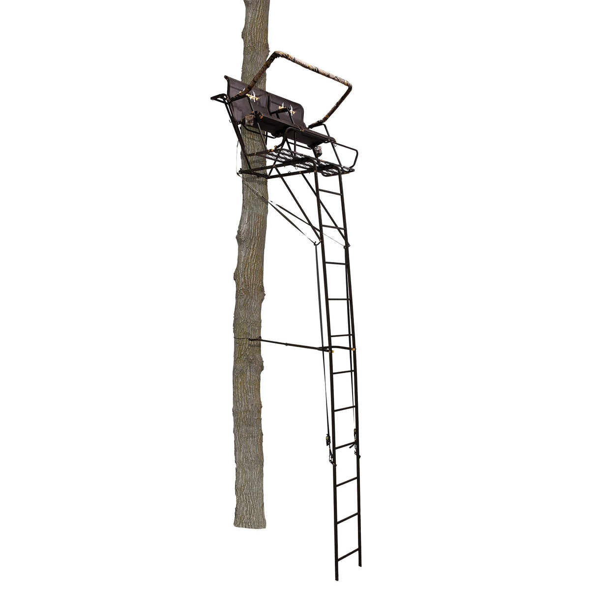 Hunting Deer Ladder Stand 20 ft with Blind Kit Y26254