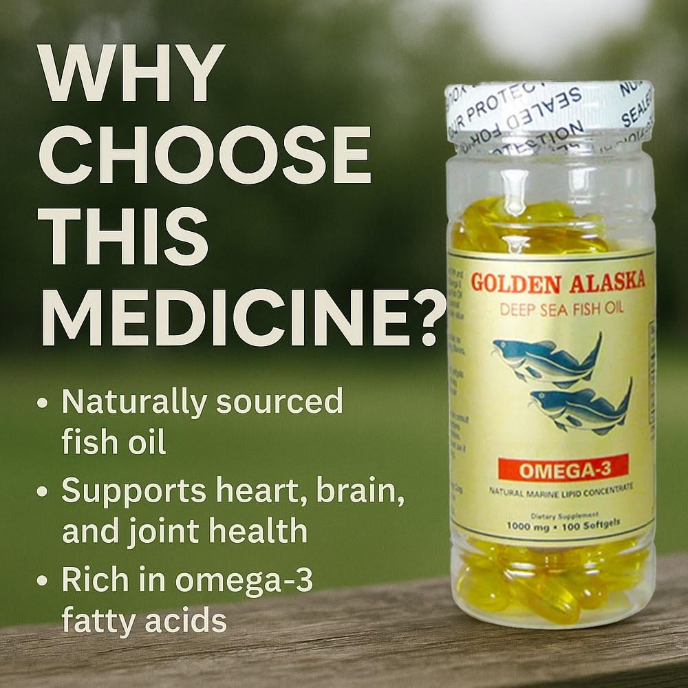 Omega 3 Fish Oil 1000mg 100 Softgels J45017