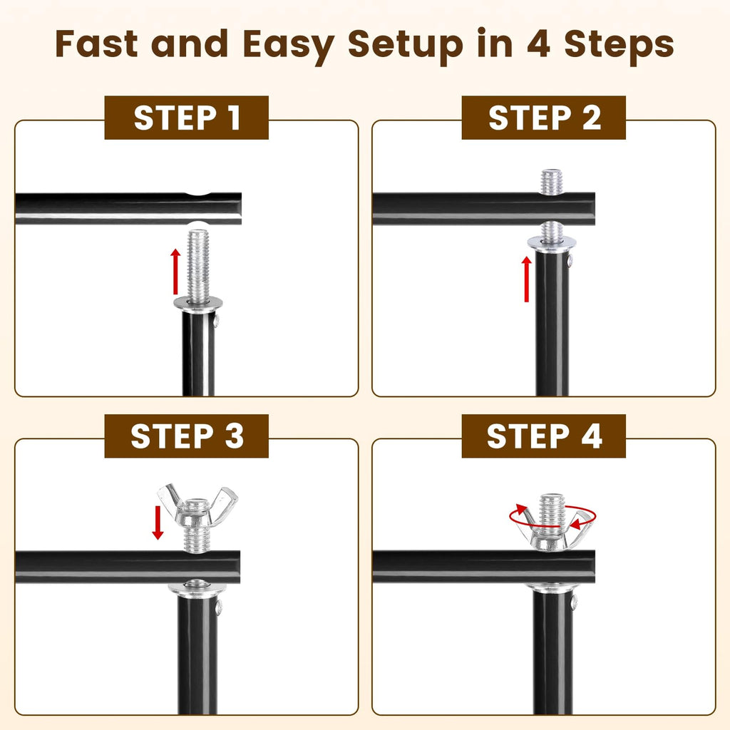 6.5 x 10ft Backdrop Support Stand Kit Z837