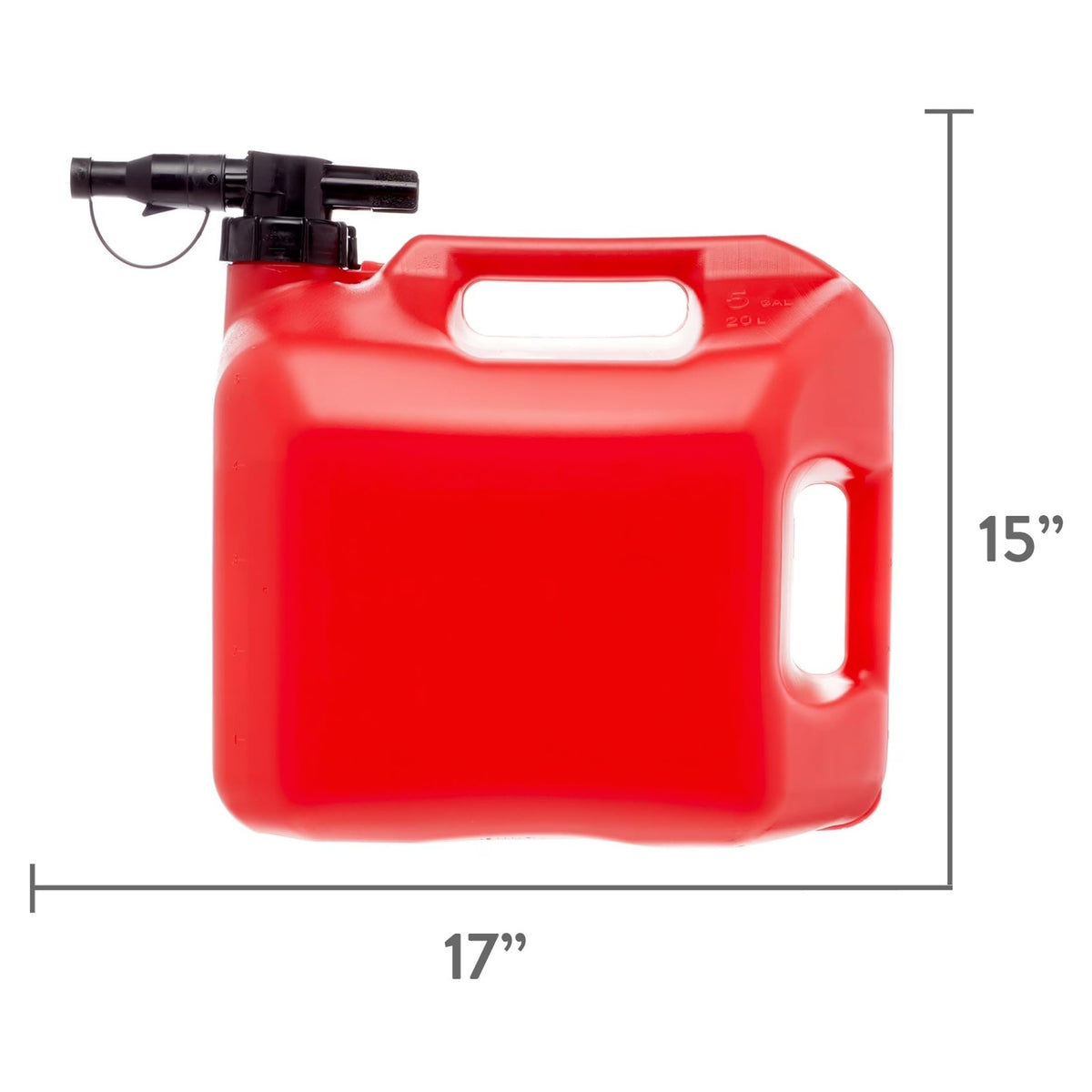 5 Gallon Gas Can with Auto-Stop Nozzle U6269