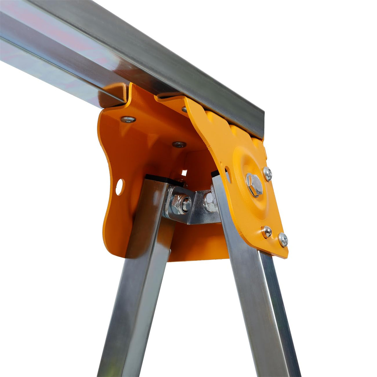 2 Pack Adjustable Height Folding Steel Sawhorse B980