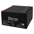 6V 1.3Ah SLA Replacement Battery 4 Pack H98464