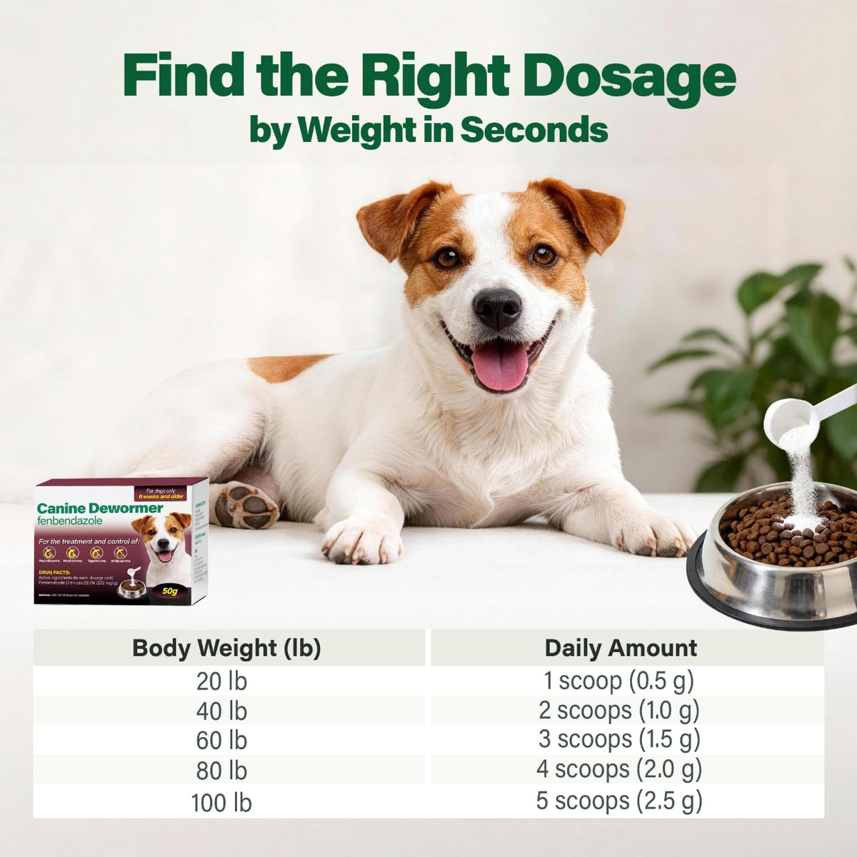 Dewormer for Dogs 50 g D2745