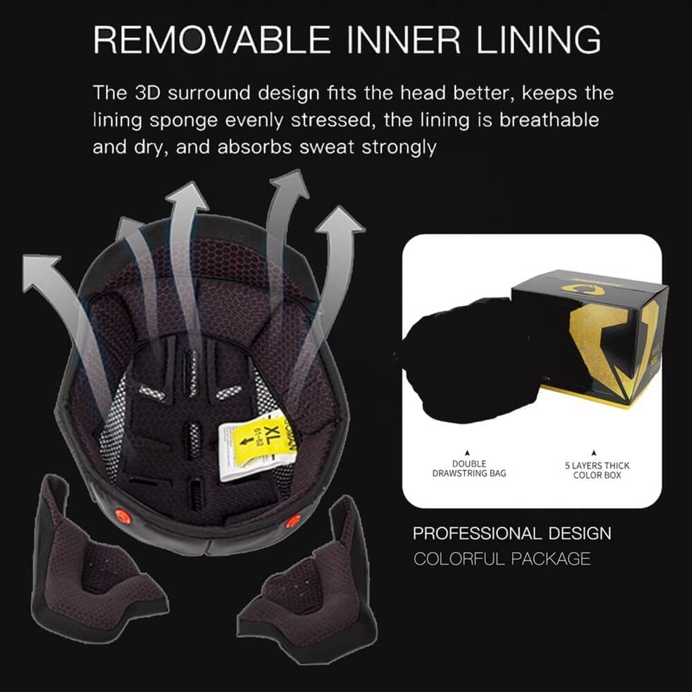 Bluetooth Modular Motorcycle Helmet with Flip Up Dual Anti-Fog Visors W51273