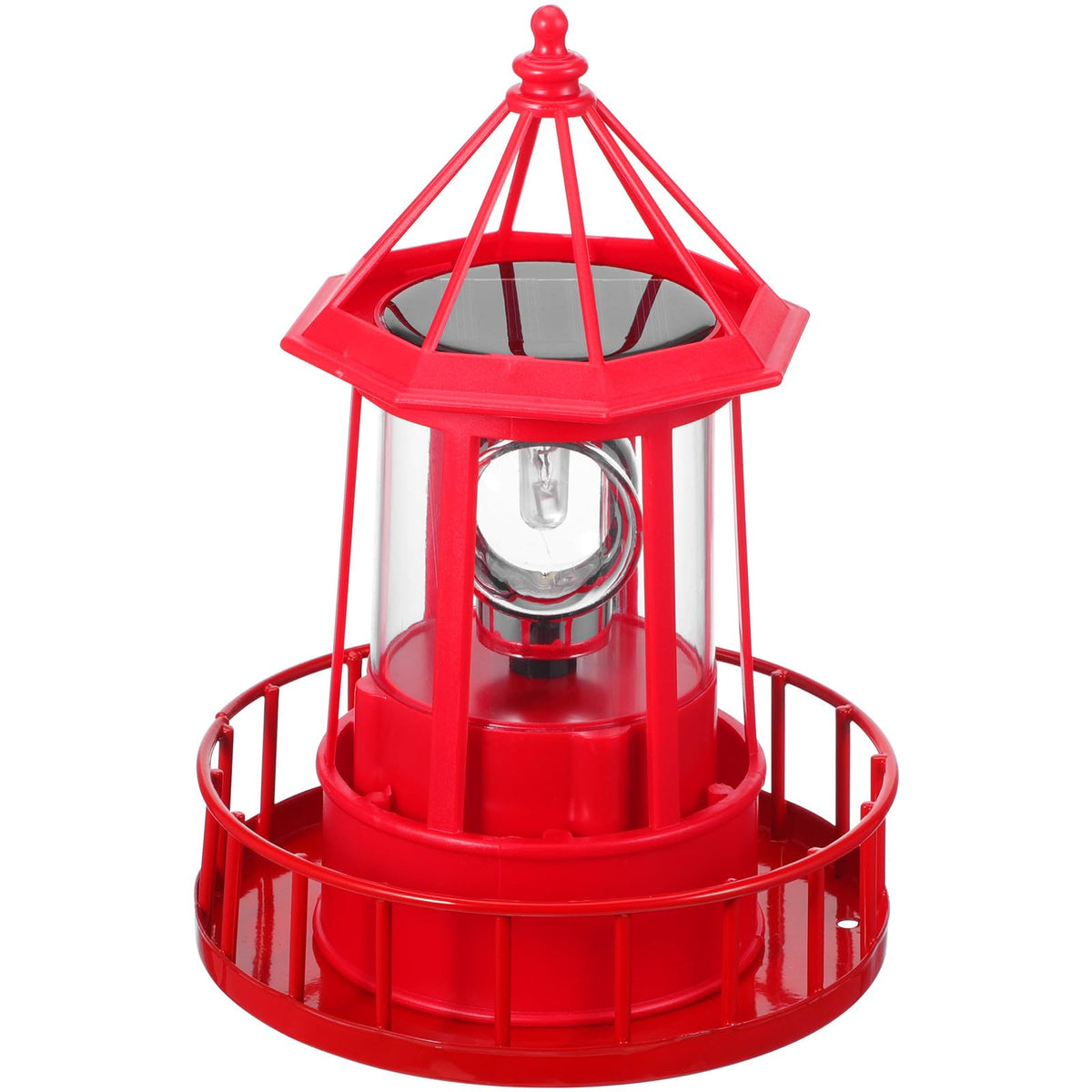 Rotating Metal Solar Lighthouse V600551