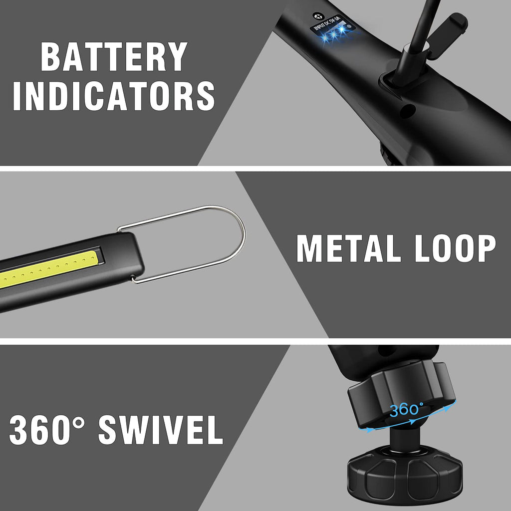 700 Lumens Rechargeable Magnetic COB LED Work Light Q9600