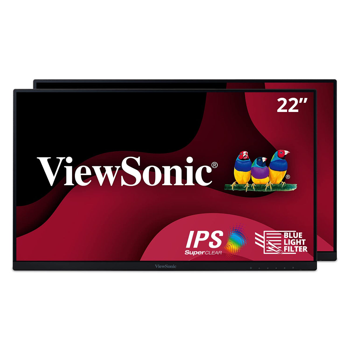 22 Inch 1080p IPS Monitor Dual Pack C56841