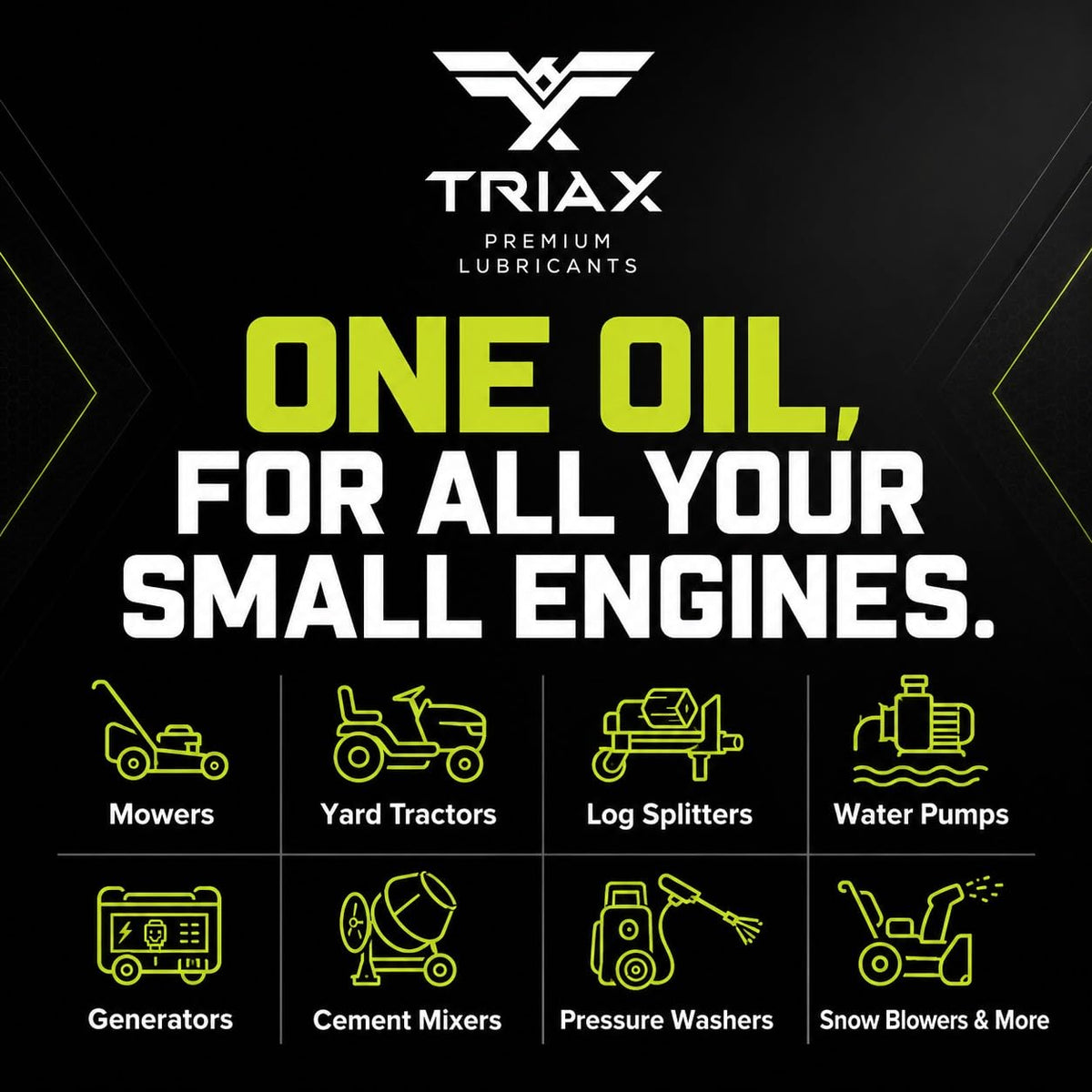 4-Stroke 10W-30 Full Synthetic Small Engine Motor Oil 1 Gallon E108