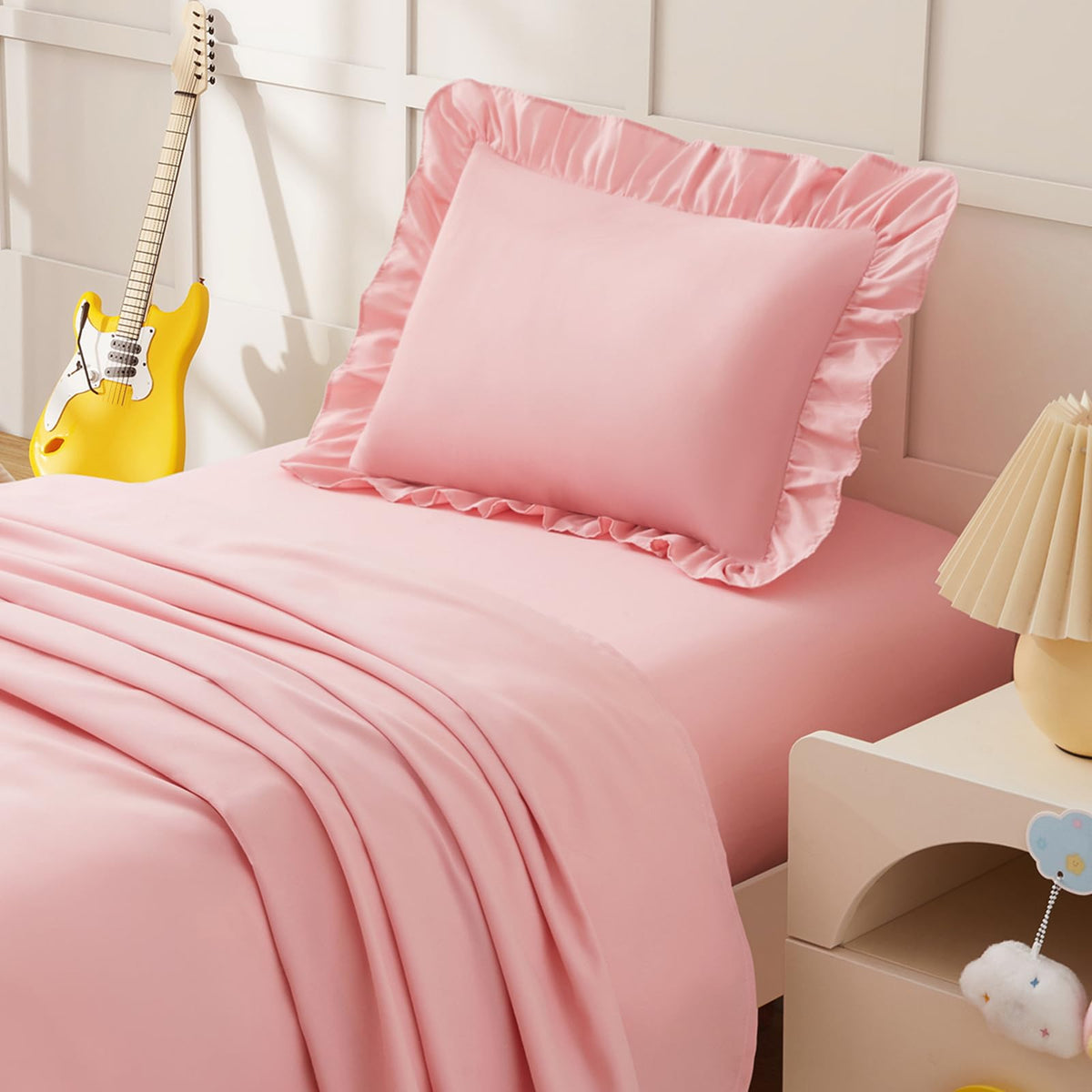 Light Pink Toddler Sheet Set I97736