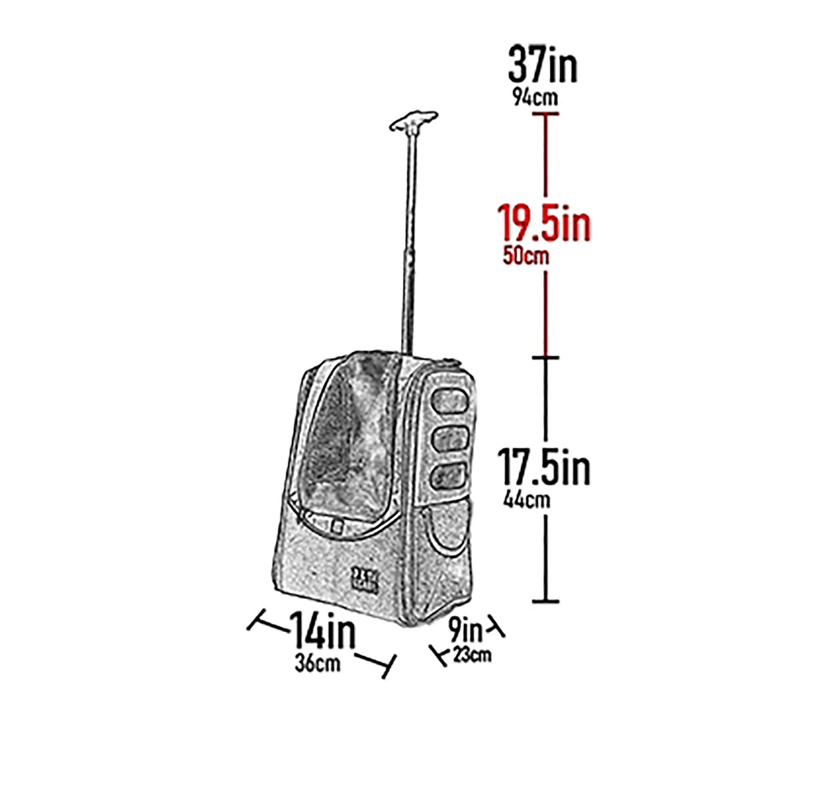Ocean Blue Pet Backpack I649631