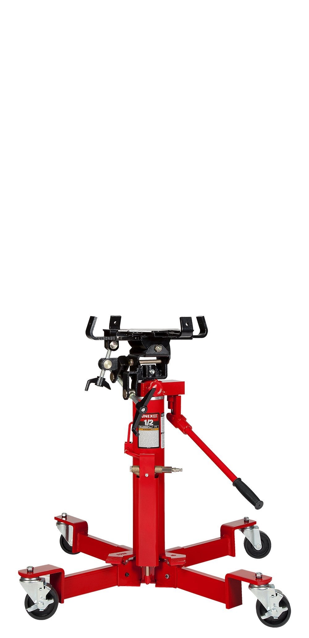 1000-Pound Air and Hydraulic Telescopic Transmission Jack and 1700 Peak Amp 12 Volt Jump Starter V835
