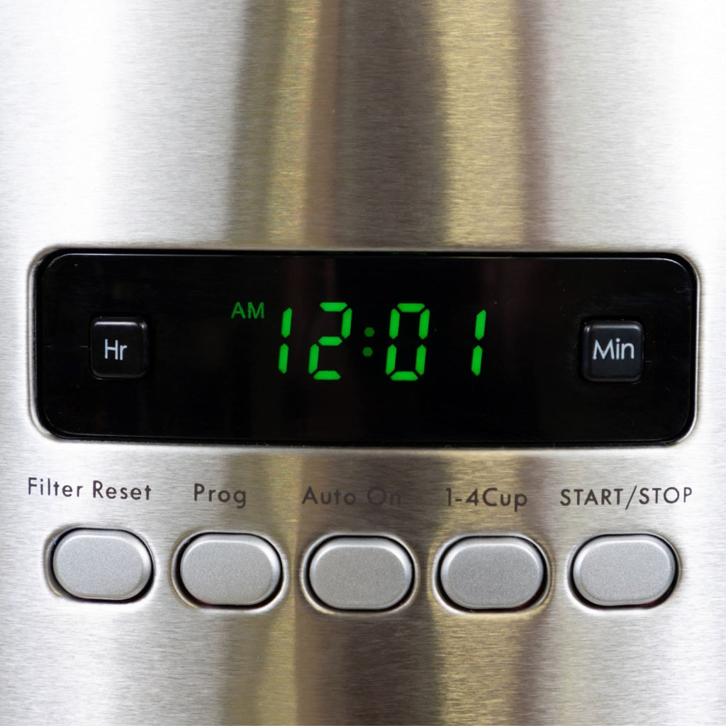 Programmable Drip Coffee Maker with Glass Pot, 12 Cup Black N2762