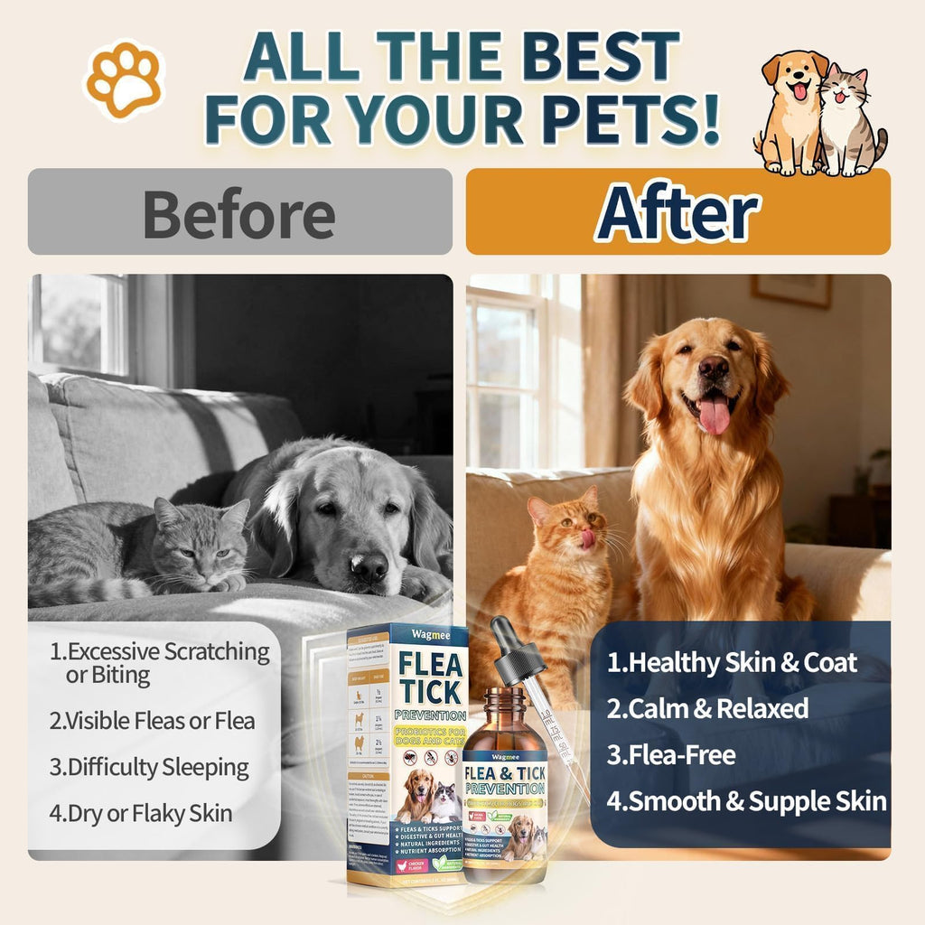 Flea and Tick Prevention for Cats and Dogs Drops R68133