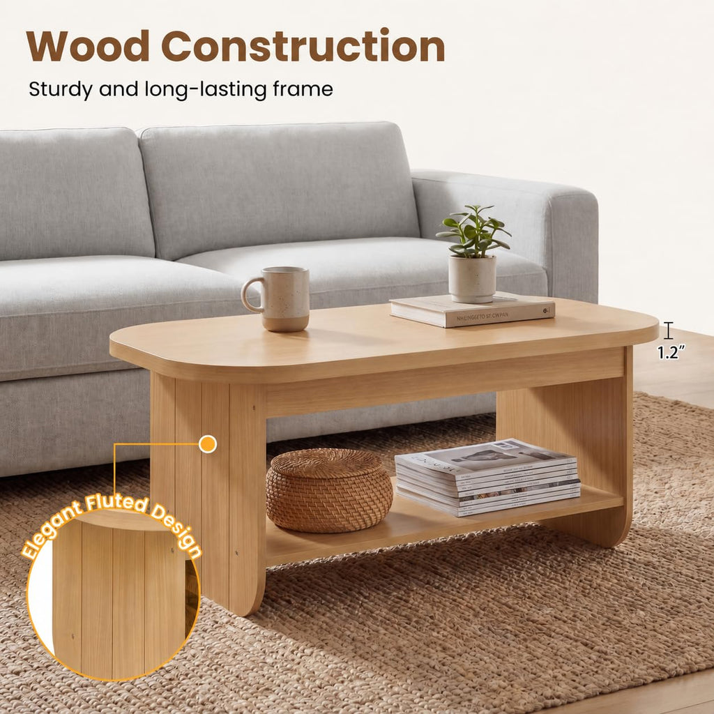 47” Oval Coffee Table D7503