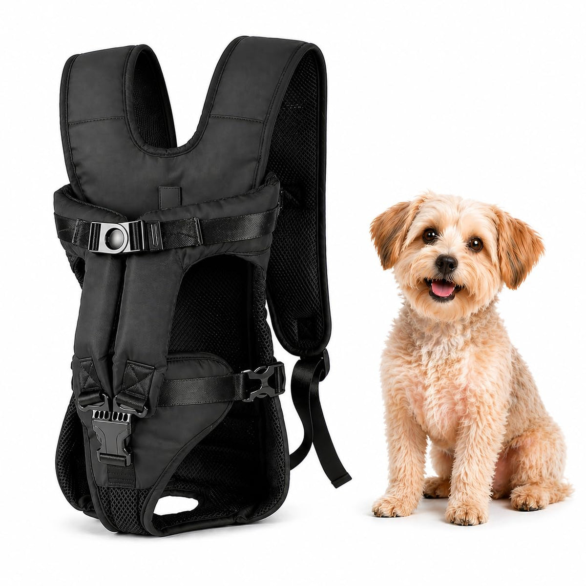 Legs Out Front Pet Carrier Backpack for Small Medium Dogs Cats up to 25lbs Q850515
