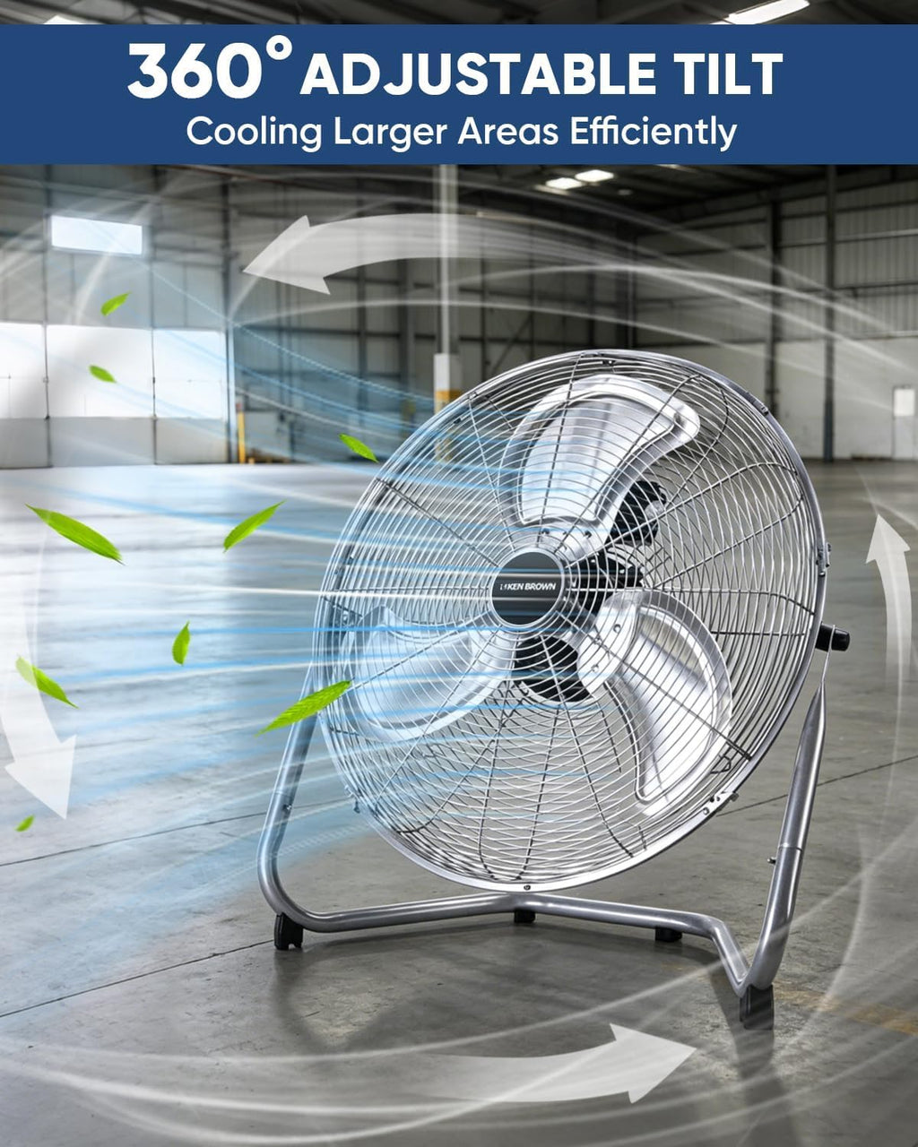 20 Inch 3 Speeds High Velocity Box Fan H81322