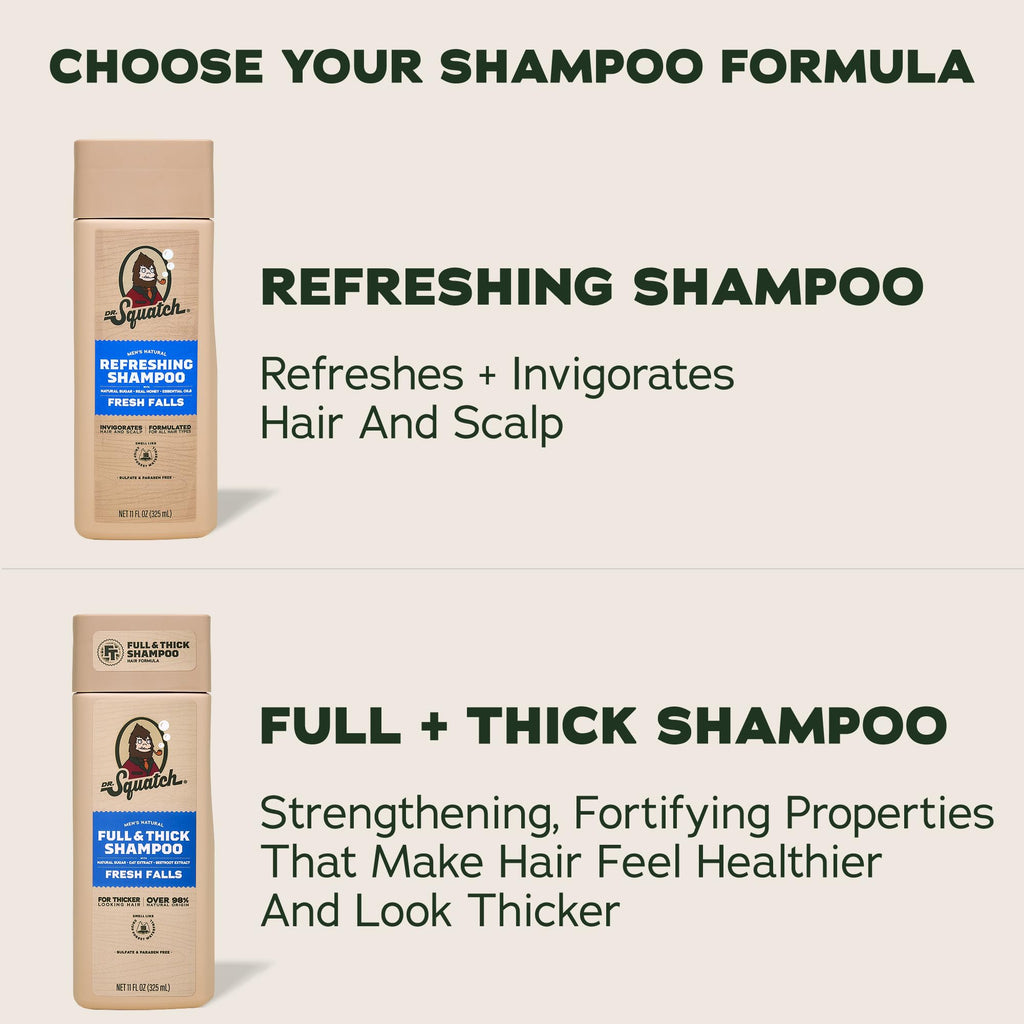 Natural Shampoo and Conditioner Set 11 fl oz 2-Pack F906