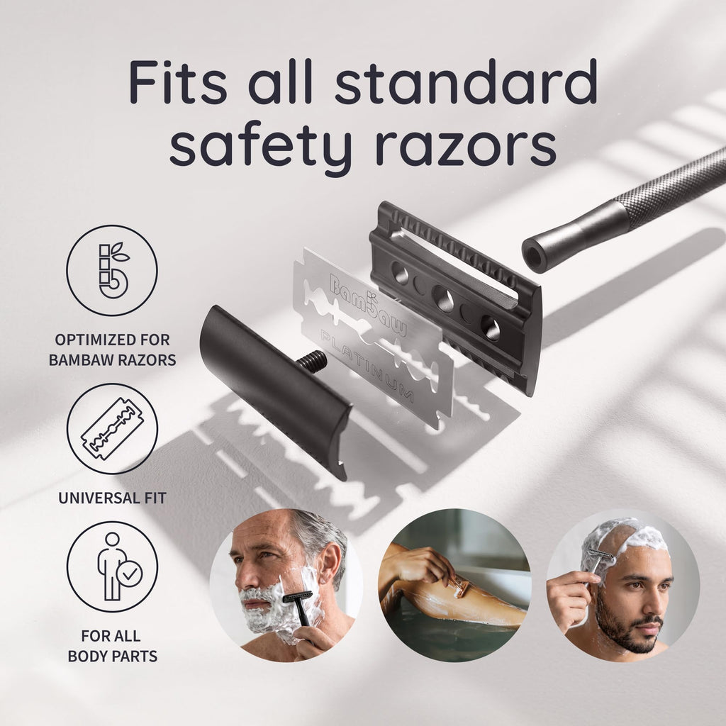 Double Edge Razor Blades 60 Pack Platinum Swedish Stainless Steel X438