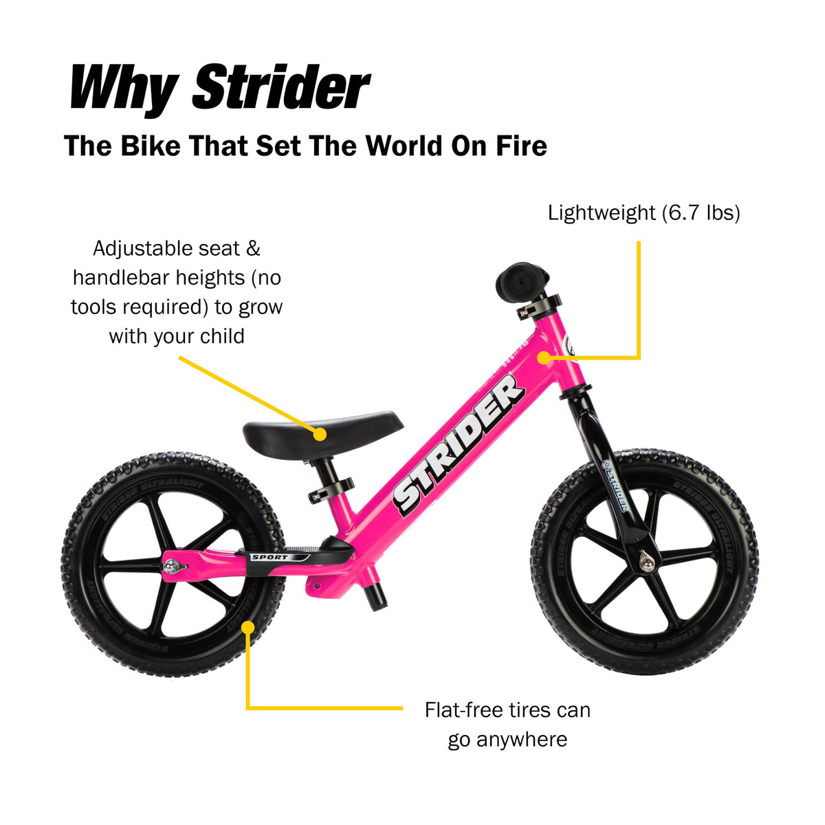No Pedal Balance Bike O2290