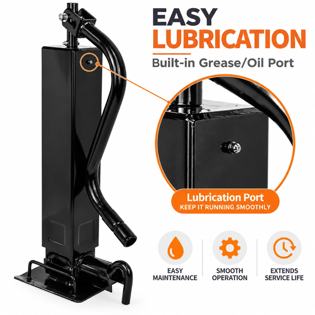 12000lbs Adjustable Drop Leg Trailer Jack D525909